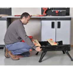 Portable Work Bench And Vise
