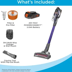 POWERSERIES™ Extreme™ Cordless Pet Hair Stick Vacuum Cleaner, Purple