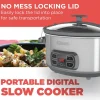7-Quart Locking Lid Digital Slow Cooker