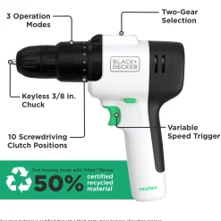 reviva™ 12V MAX* Cordless Hammer Drill