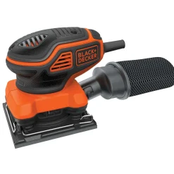 1/4 Sheet Orbital Sander with Paddle Switch Actuation, 2.0 Amp