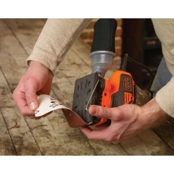 1/4 Sheet Orbital Sander with Paddle Switch Actuation, 2.0 Amp