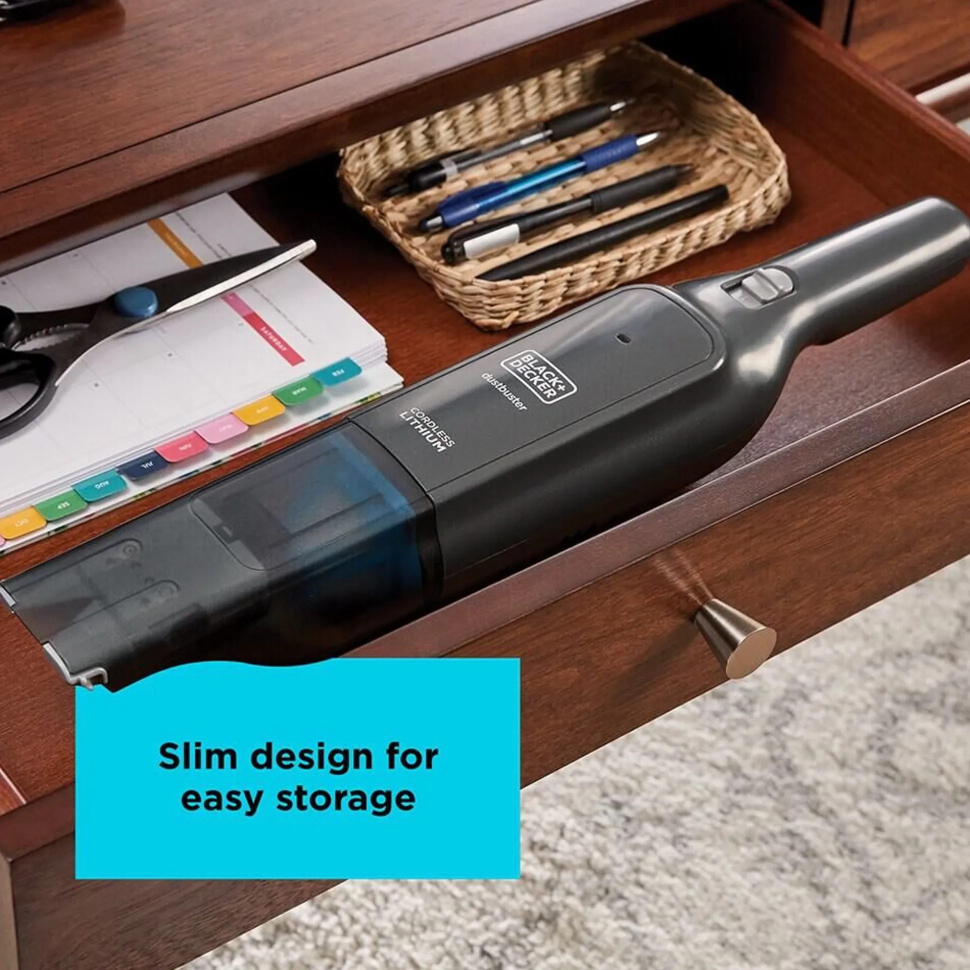 Slim dustbuster® Cordless Car Handheld Vacuum Cleaner, Gray