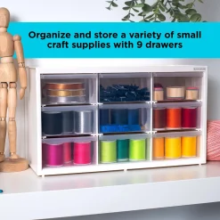 Storage Organizer Large 9 Drawer Bin Modular Storage System