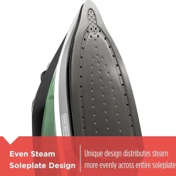 Textile Iron, Standard, Green