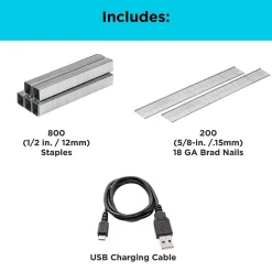 USB Rechargeable 4V MAX* Cordless Power Stapler