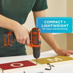 12V MAX* Cordless Drill/Driver, Battery and Charger Included