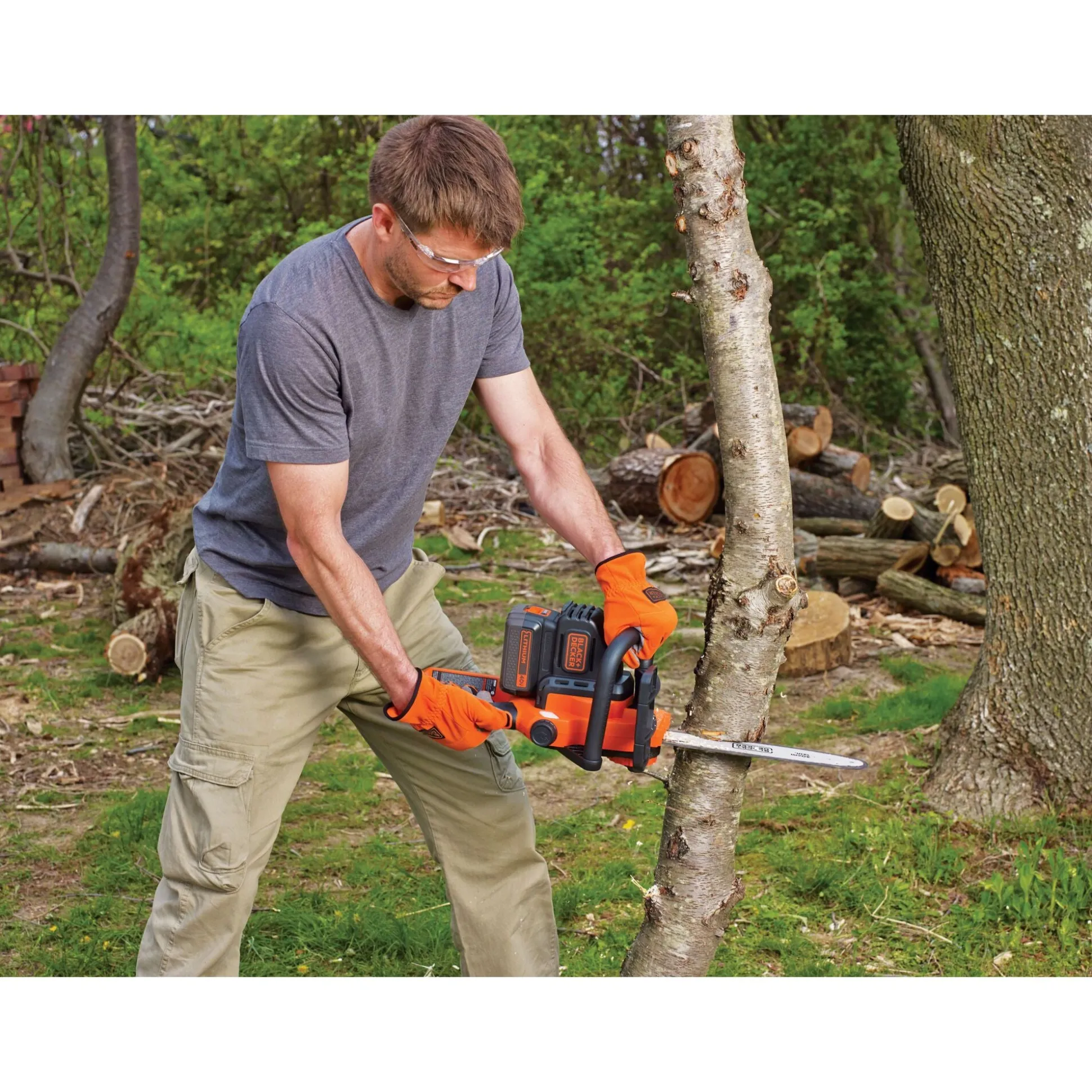 40V MAX* Cordless 12 Inch Chainsaw, Battery and Charger Included