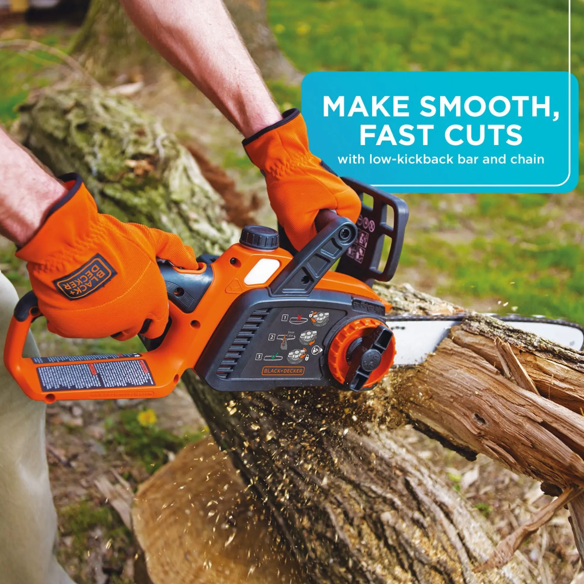 40V MAX* Cordless 12 Inch Chainsaw, Battery and Charger Included