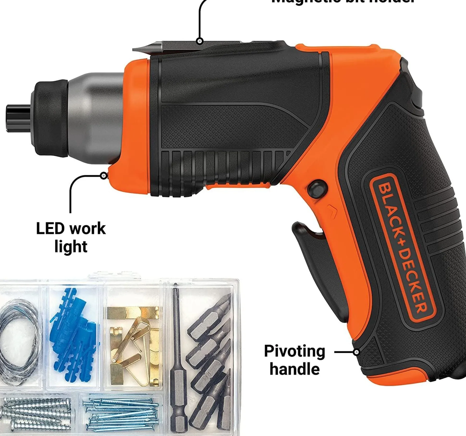 4V MAX* Cordless Screwdriver With Picture-Hanging Kit