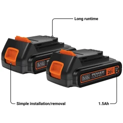 20V MAX* POWERCONNECT™ 1.5 Ah Battery 2-Pack