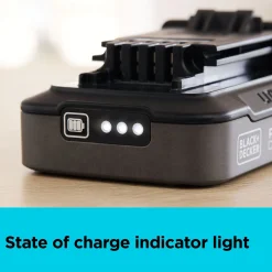 20V MAX* POWERCONNECT™ 2.0 Ah Battery with State of Charge Indicator Light