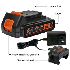 20V MAX* POWERCONNECT™ Battery, 1.5 Ah & Charger