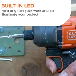 20V MAX* POWERCONNECT™ Cordless Brushless ¼-in. Hex Impact Driver Kit (Battery & Charger Included)
