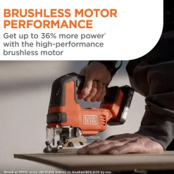 20V MAX* POWERCONNECT™ Cordless Brushless Jig Saw Kit (Battery & Charger Included)