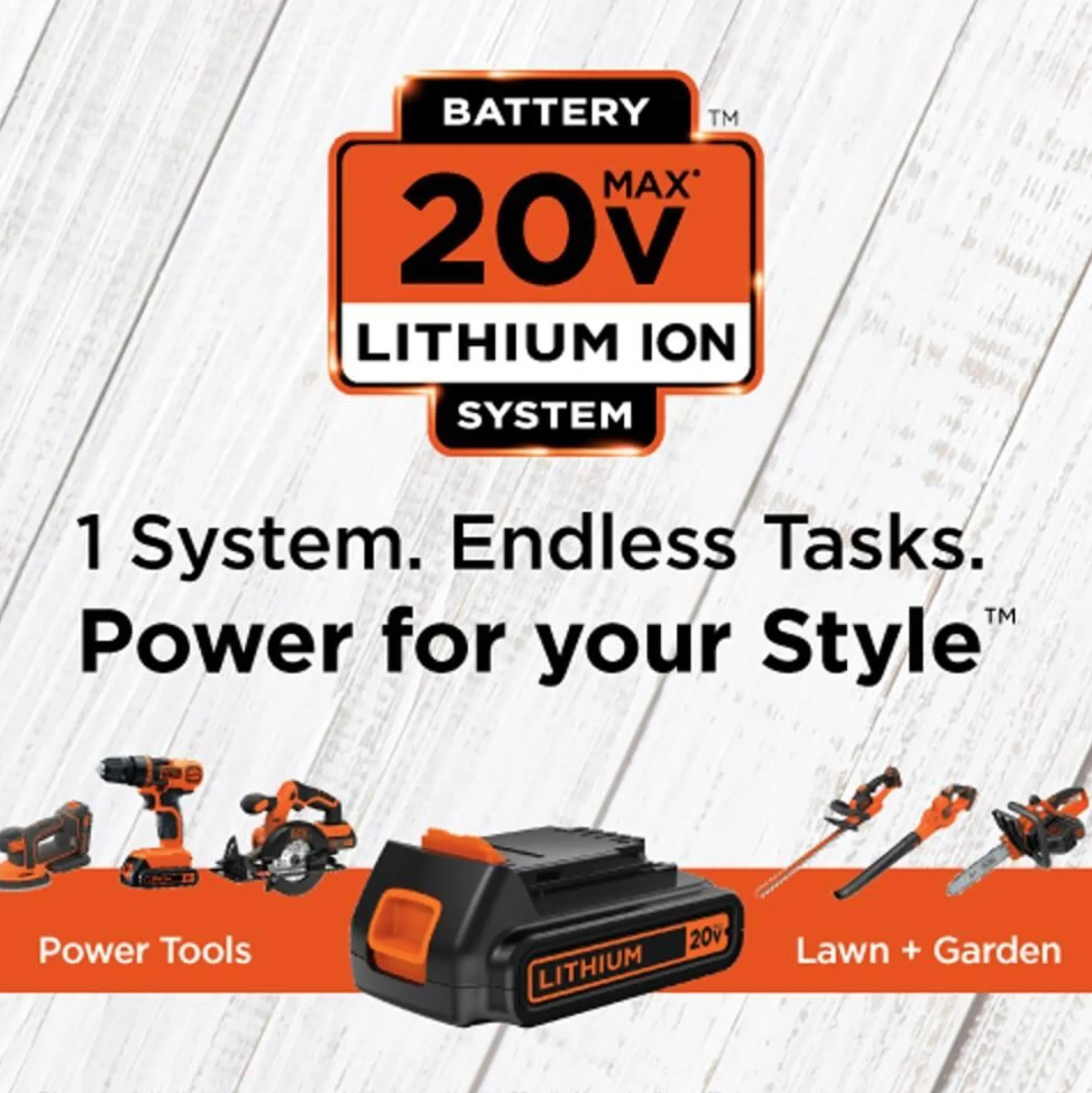 20V MAX* POWERCONNECT™ Cordless Drill/Driver 35-Piece Project Kit, Battery and Charger Included