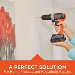 20V MAX* POWERCONNECT™ Cordless Drill with 64-Piece Home Project Kit and Tool Box, Battery and Charger Included