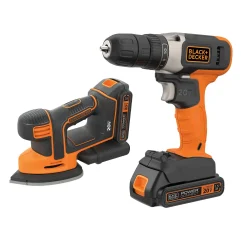 20V MAX* POWERCONNECT™ Cordless Drill And Sander Combo Kit, Battery and Charger Included