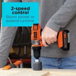 20V MAX* POWERCONNECT™ Cordless Drill/Driver, Battery and Charger Included