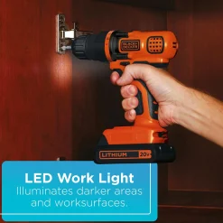 20V MAX* POWERCONNECT™ Cordless Drill/Driver. Battery & Charger Included