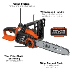 20V MAX* POWERCONNECT™ Cordless 10 Inch Chainsaw, Battery and Charger Not Included