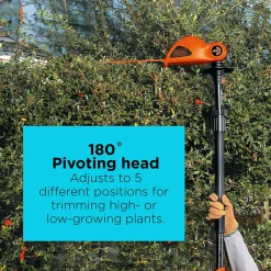 20V MAX* POWERCONNECT™ Cordless 18 Inch Pole Hedge Trimmer, Battery and Charger Included