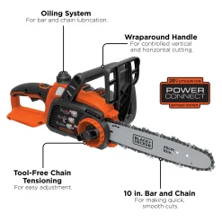 20V MAX* POWERCONNECT™ Cordless 10 Inch Chainsaw Kit, Battery and Charger Included