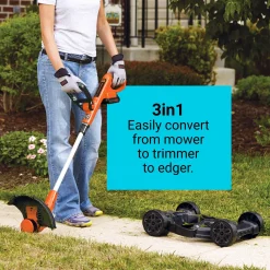 20V MAX* POWERCONNECT™ Cordless 12 inch 3-in-1 Compact Mower, Battery and Charger Included