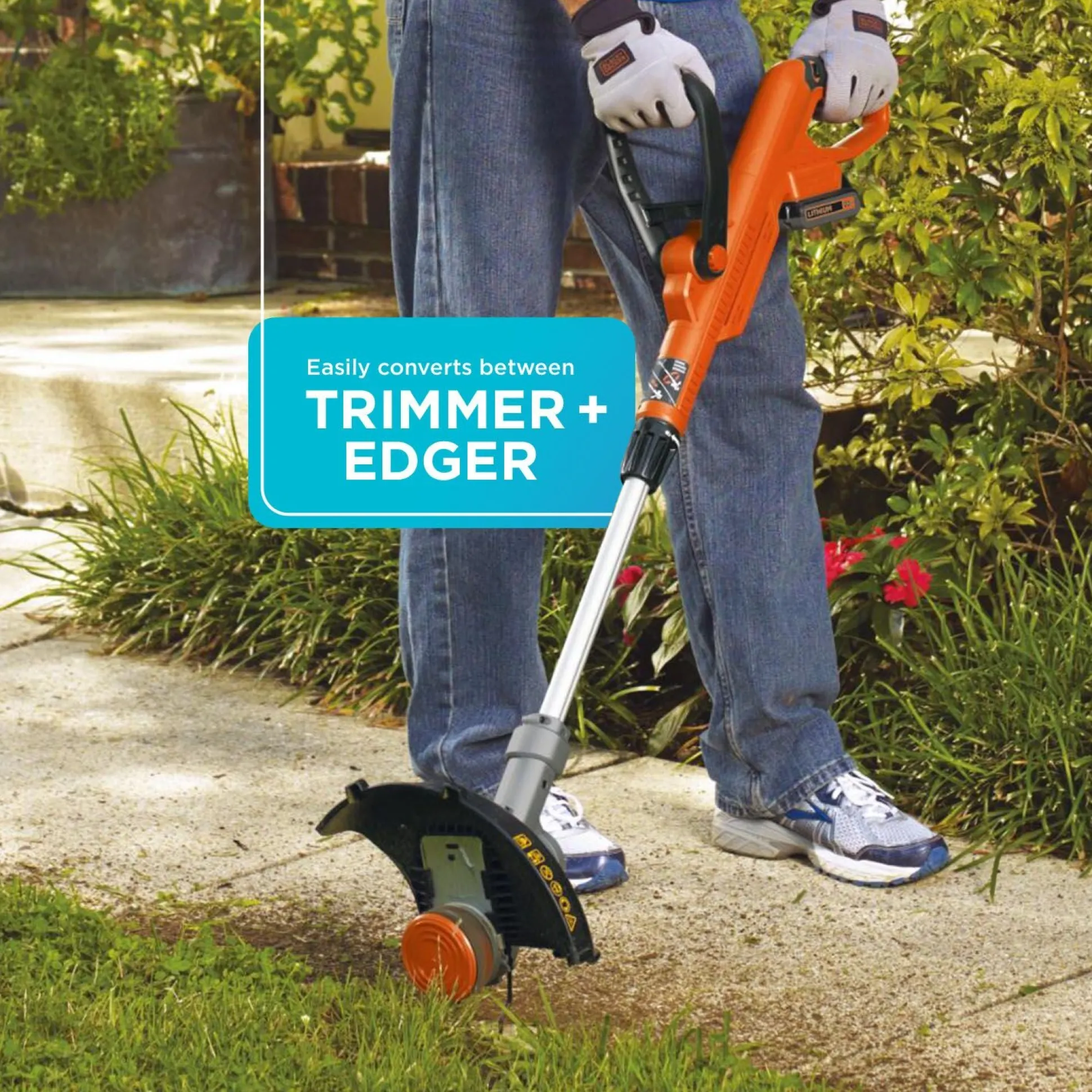20V MAX* POWERCONNECT™ Cordless 2-in-1 String Trimmer & Edger, Battery & Charger Included