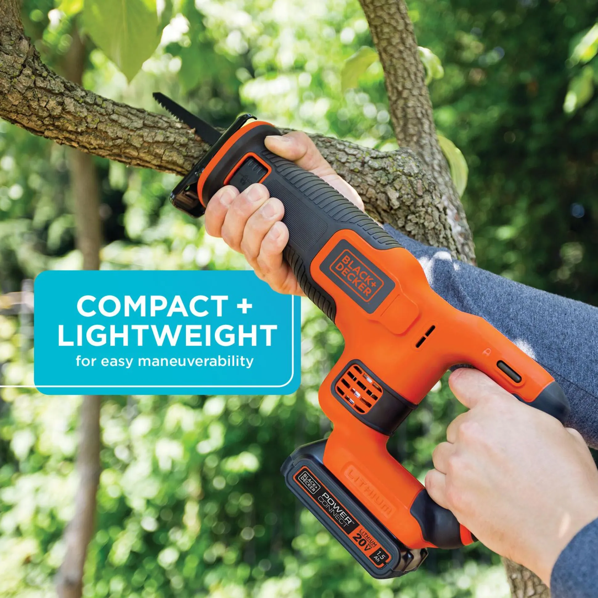 20V MAX* POWERCONNECT™ Cordless Variable Speed Reciprocating Saw, Battery and Charger Included