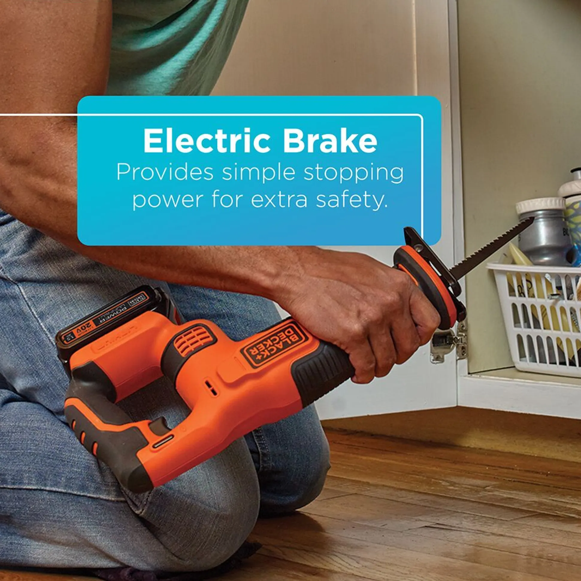 20V MAX* POWERCONNECT™ Cordless Variable Speed Reciprocating Saw, Battery and Charger Included