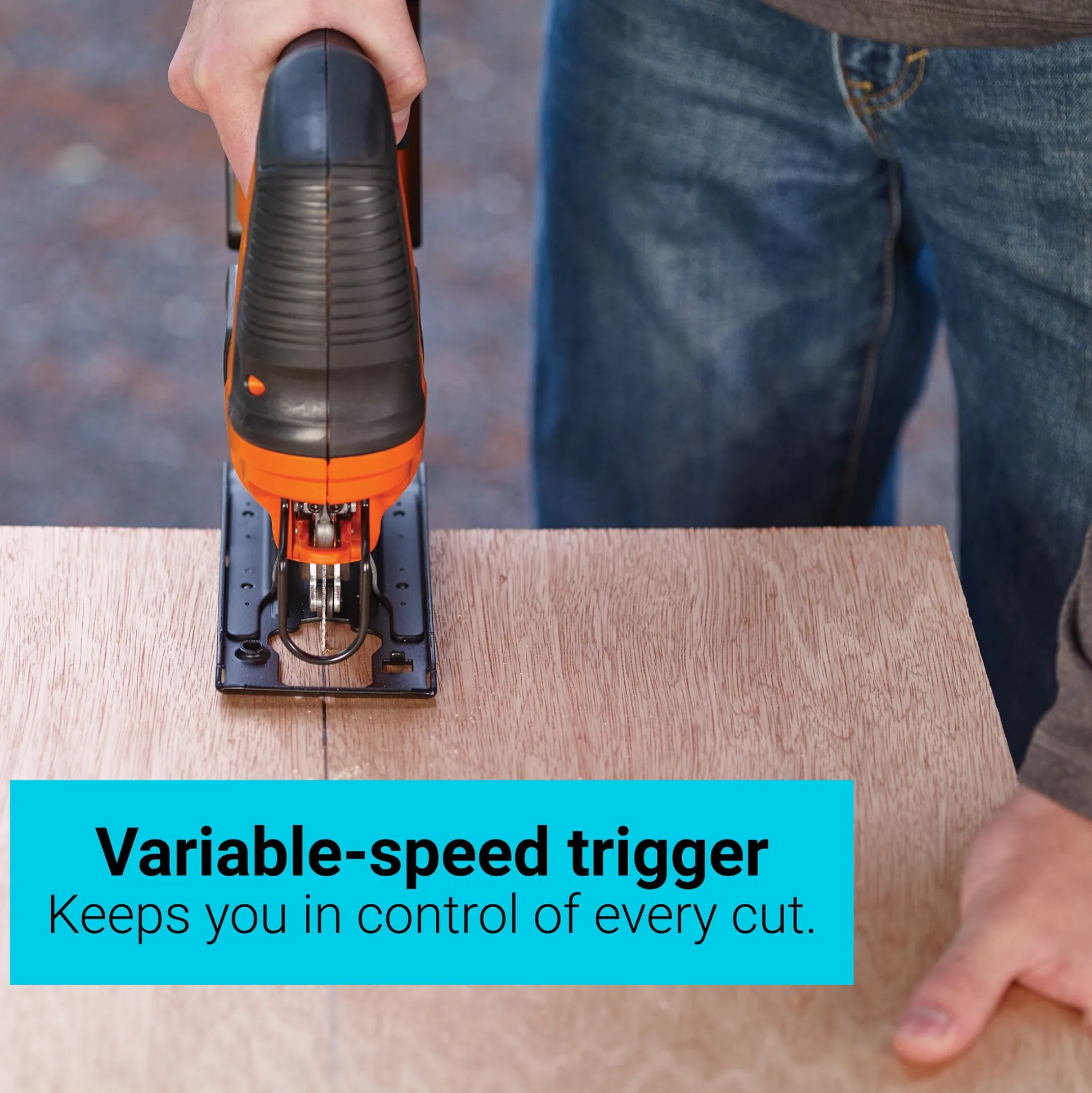 20V MAX* POWERCONNECT™ Cordless Variable Speed Jigsaw, Battery and Charger Not Included