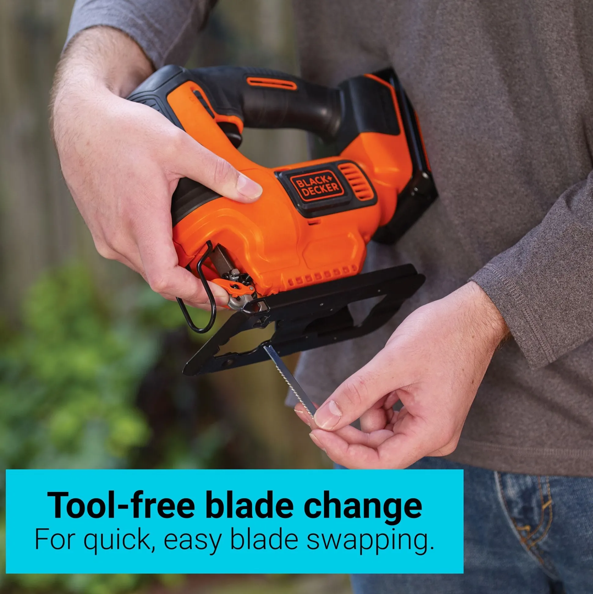 20V MAX* POWERCONNECT™ Cordless Variable Speed Jigsaw, Battery and Charger Not Included