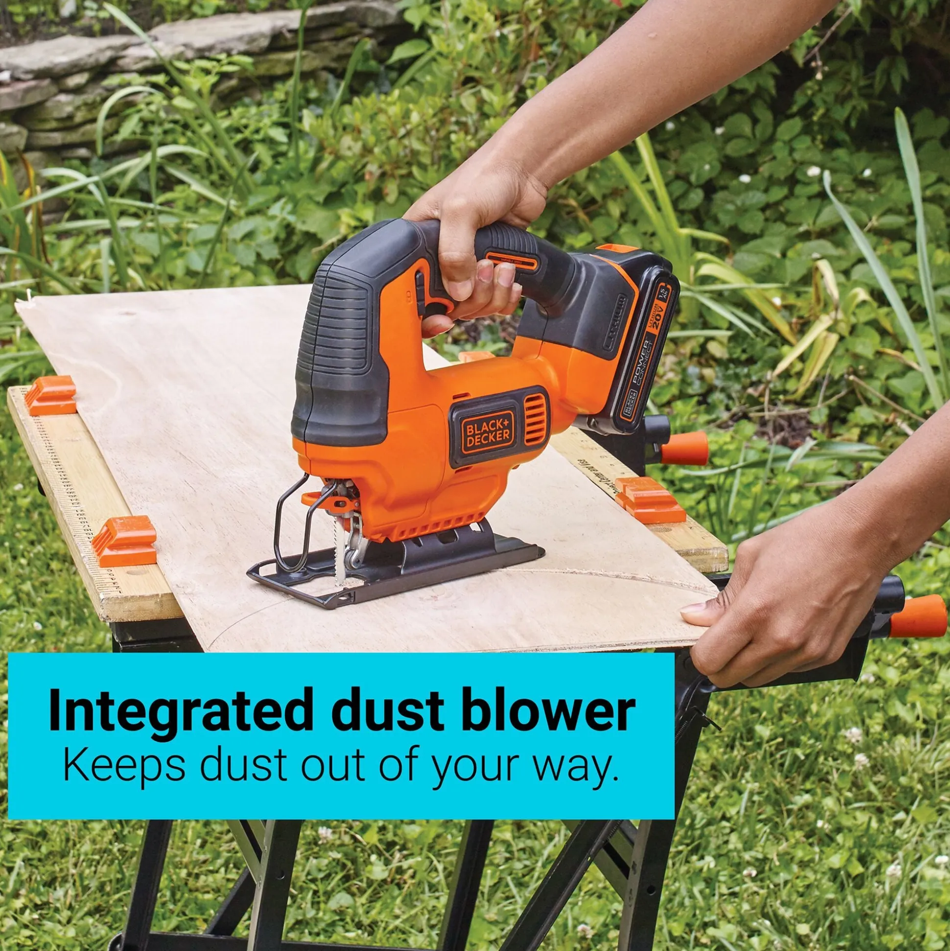 20V MAX* POWERCONNECT™ Cordless Variable Speed Jigsaw, Battery and Charger Not Included