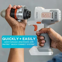 20V MAX *POWERCONNECT™ MATRIX™ Cordless Drill/Driver Kit, Battery and Charger Included (White)