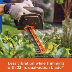 20V MAX* POWERCUT Cordless 22 Inch Hedge Trimmer, Battery and Charger Included