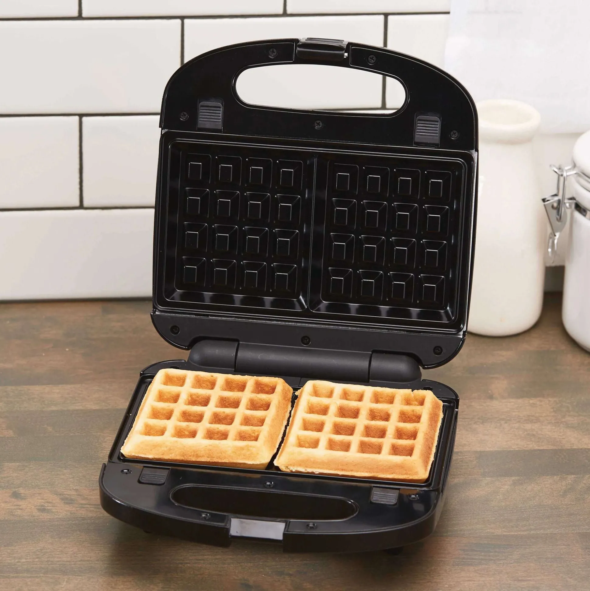 Waffle Maker, Grill, or Sandwich Maker with Stainless Steel Accents